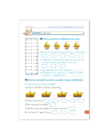 Cuadernos de refuerzo de matemáticas....