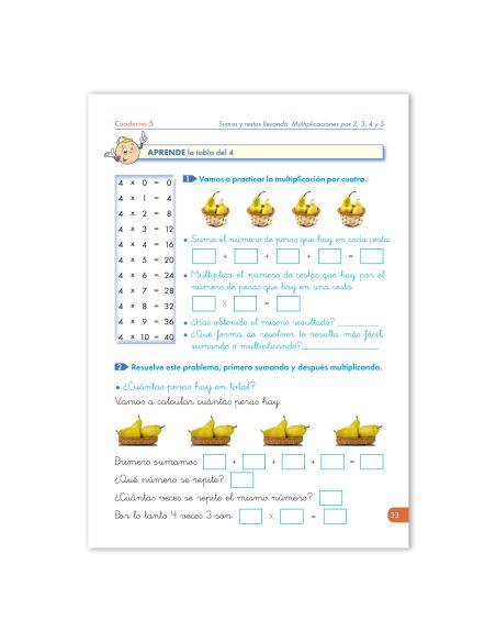 Cuadernos de refuerzo de matemáticas. Matemáticas comprensivas. Cálculo 5