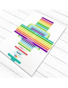 Planificador visual con velcro adhesivo diario 2