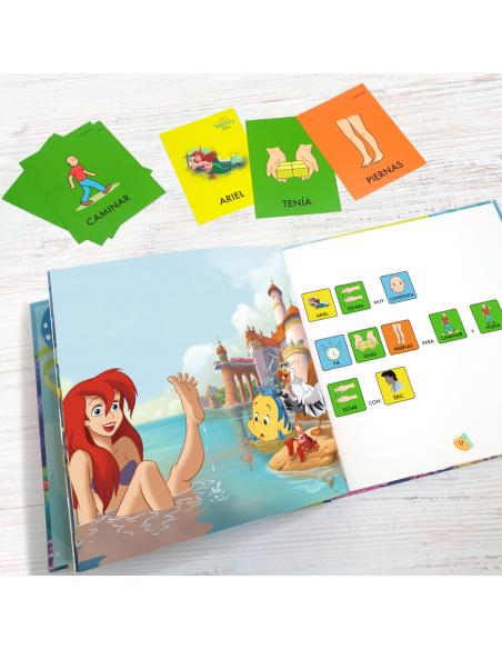 Cuento con pictogramas en mayúscula Disney: La Sirenita