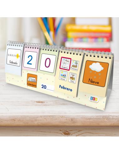 Calendario Infantil con Pictogramas GEU