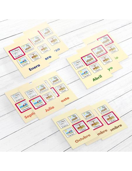 Calendario Infantil con Pictogramas GEU