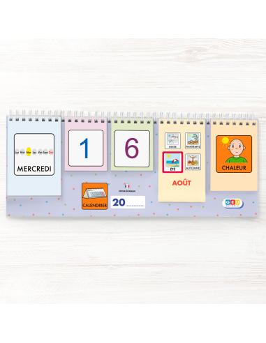 Calendario Infantil con Pictogramas GEU
