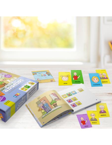 Ana visita a sus abuelos · Cuento con pictogramas