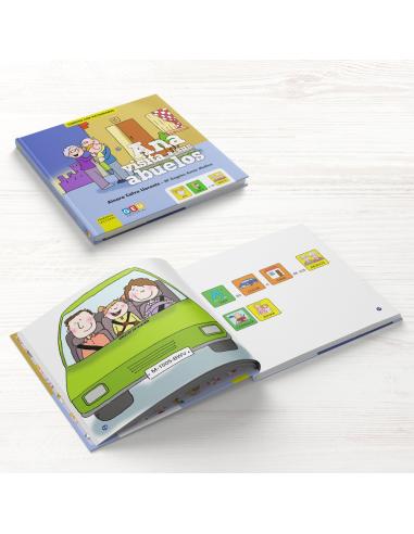 Ana visita a sus abuelos · Cuento con pictogramas