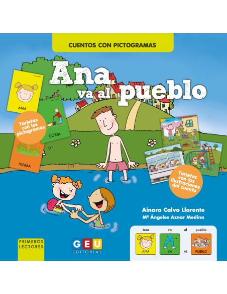 Ana va al pueblo · Cuento con pictogramas