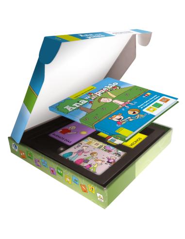 Ana va al pueblo · Cuento con pictogramas