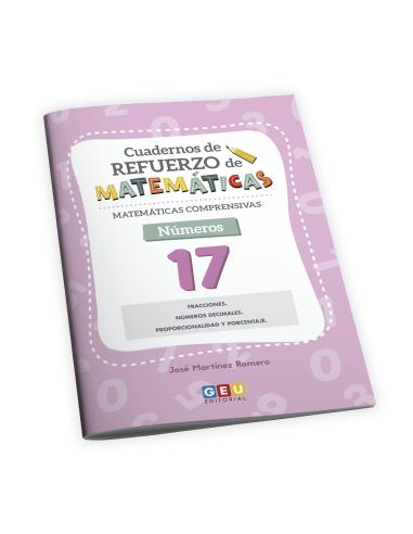 Cuaderno de refuerzo de matemáticas - Matemáticas comprensivas 17