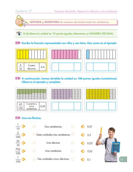 Cuaderno de refuerzo de matemáticas - Matemáticas comprensivas 17
