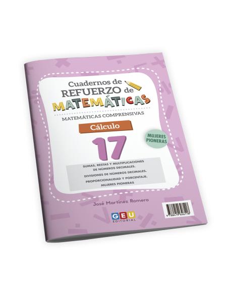 Cuaderno de refuerzo de matemáticas - Matemáticas comprensivas 17