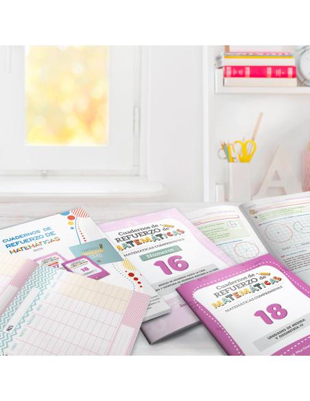 Repaso Matemáticas 6 Primaria | Matemáticas Comprensivas - Refuerzo de Matemáticas | Pack Cuadernos 16, 17 y 18 - Editorial GEU