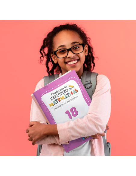 Repaso Matemáticas 6 Primaria | Matemáticas Comprensivas - Refuerzo de Matemáticas | Pack Cuadernos 16, 17 y 18 - Editorial GEU