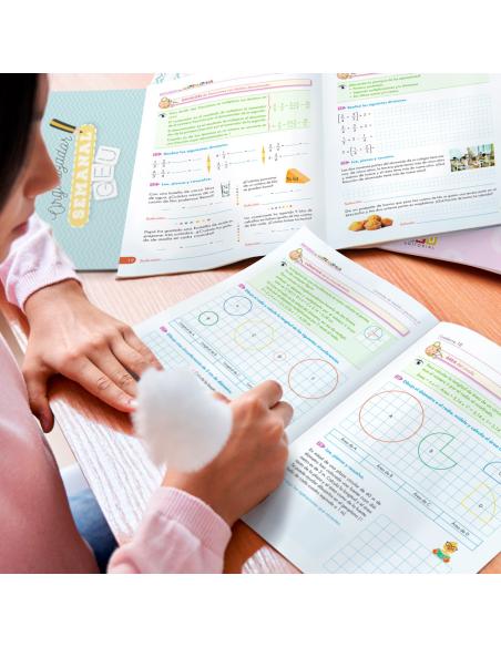 Repaso Matemáticas 6 Primaria | Matemáticas Comprensivas - Refuerzo de Matemáticas | Pack Cuadernos 16, 17 y 18 - Editorial GEU