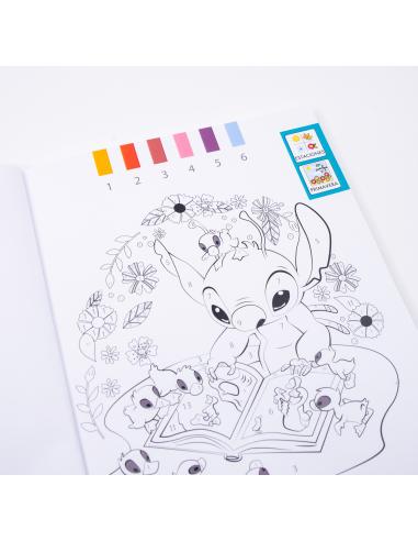 Kit Pintar por Números Stitch: Libro para...
