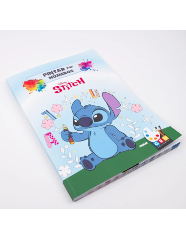 Libro para Pintar por números Lilo y Stitch. Libros de dibujo para  Manualidades niños y adultos para calmar y relaja