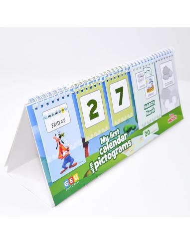 Mi primer calendario Disney en inglés