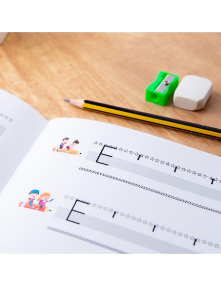 El caminito de las letras · Cuaderno 1· Pauta destacada 8 mm