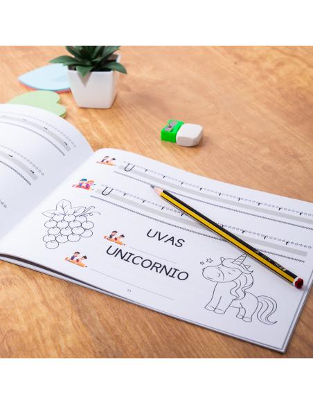 El caminito de las letras · Cuaderno 2 · Pauta destacada 6 mm