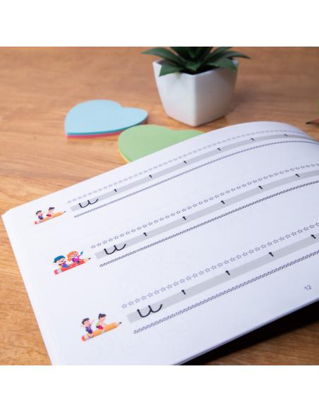 El caminito de las letras · Cuaderno 2 · Pauta destacada 6 mm