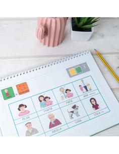 Método de lectoescritura visual 1: Mi familia 2