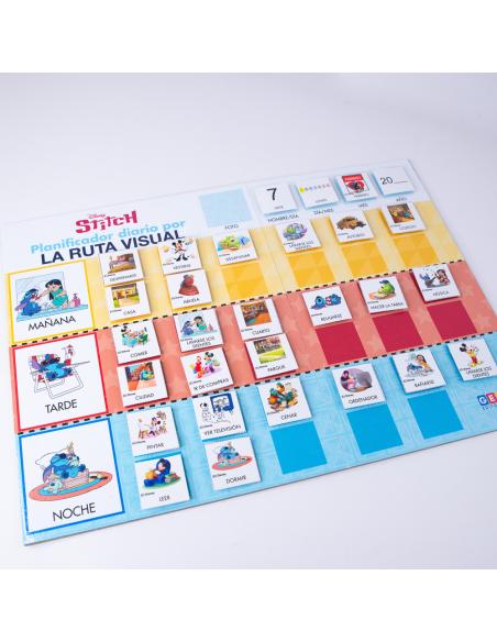 STITCH. Planificador diario por la ruta visual en inglés
