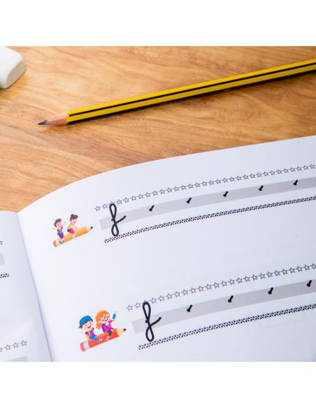 El caminito de las letras · Cuaderno 3 · Pauta destacada 6 mm