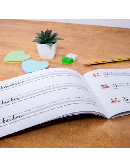 El caminito de las letras · Cuaderno 3 · Pauta destacada 6 mm