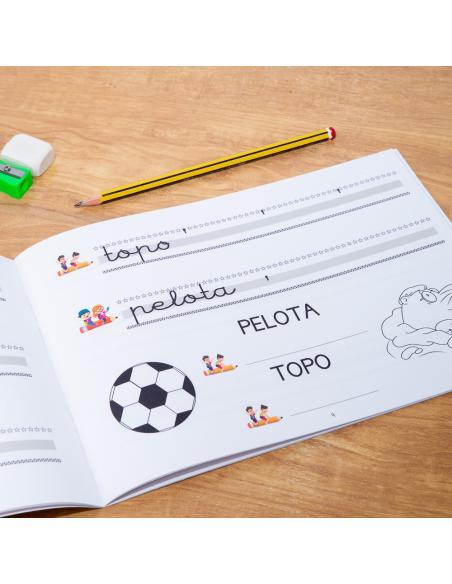 El caminito de las letras · Cuaderno 3 · Pauta destacada 6 mm