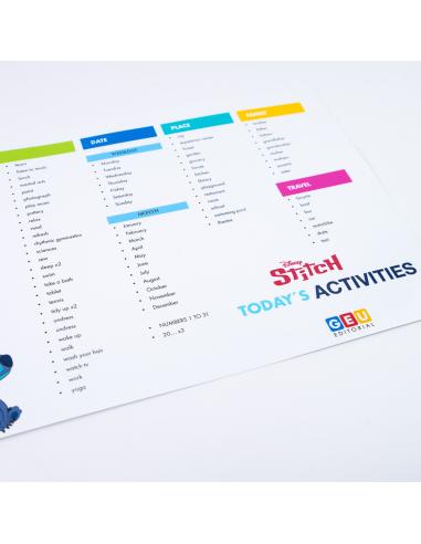 STITCH. Planificador diario por la ruta visual