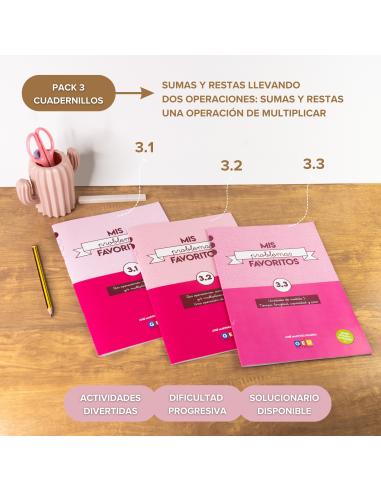Pack problemas de matemáticas para primaria 3