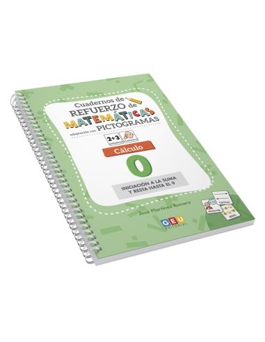 Cuaderno de refuerzo con matemáticas, Cálculo 0 adaptación con pictogramas