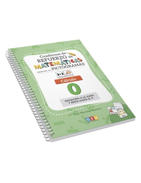 Cuaderno de refuerzo con matemáticas, Cálculo 0 adaptación con pictogramas