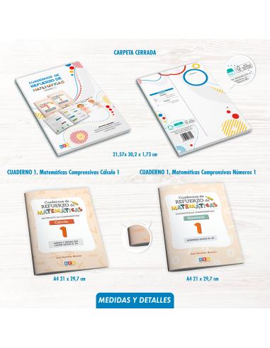 Pack cuadernos de refuerzo de matemáticas,...
