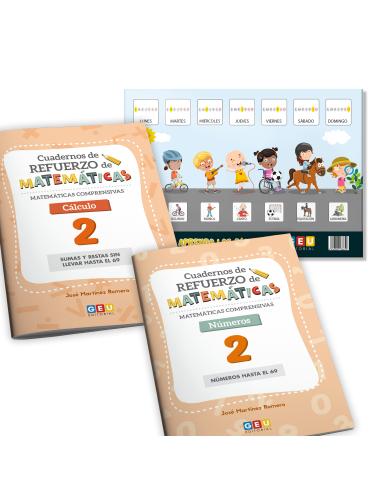 Pack cuadernos de refuerzo de matemáticas,...