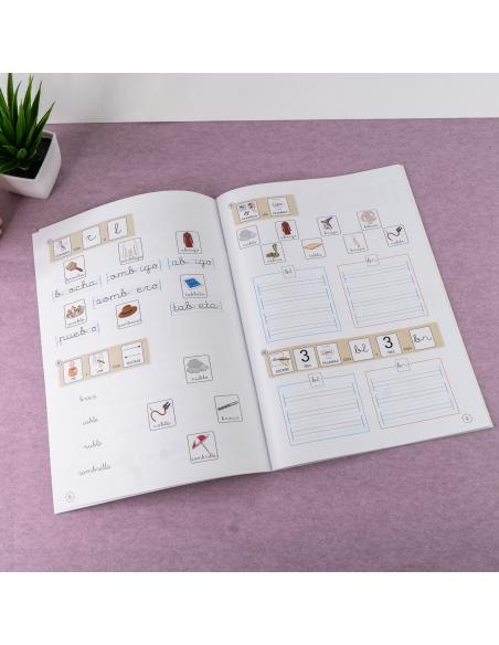 Lecturas comprensivas 4A. Leo sílabas trabadas. Adaptación con pictogramas