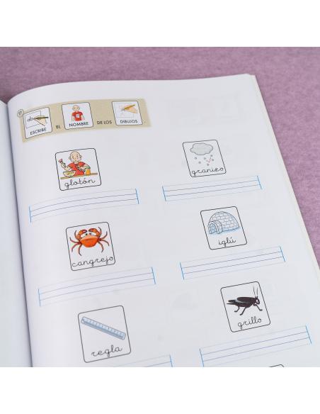 Lecturas comprensivas 4B. Leo sílabas trabadas. Adaptación con pictogramas