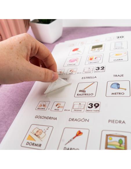 Lecturas comprensivas 4B. Leo sílabas trabadas. Adaptación con pictogramas