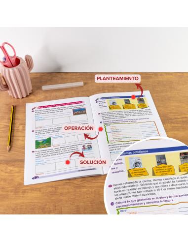 Pack problemas de matemáticas para primaria 6