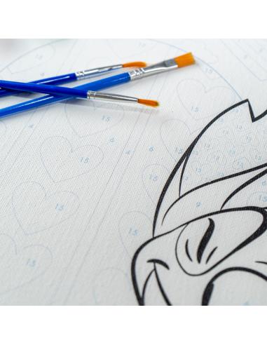 Pintar por números - Lienzo Stitch