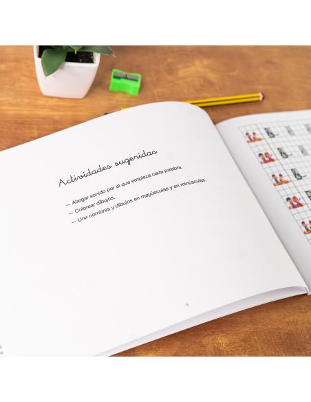 El caminito de las letras · Cuaderno 3 · Cuadrícula destacada 6 mm