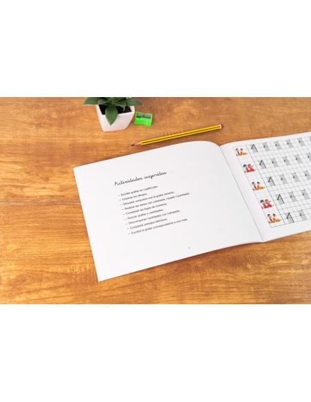El caminito de las letras · Cuaderno 5 · Cuadrícula destacada 6 mm