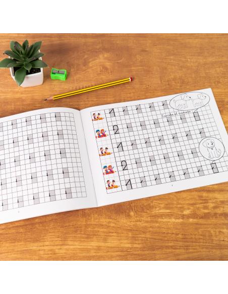 El caminito de las letras · Cuaderno 5 · Cuadrícula destacada 6 mm