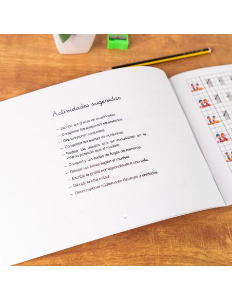 El caminito de las letras · Cuaderno 6 · Cuadrícula destacada 6 mm