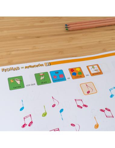 Fichas de atención con pictogramas 2