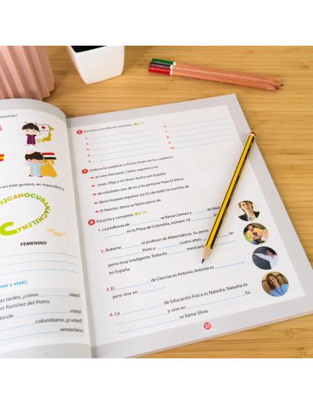 Español entre Amigos nivel A1 – Curso 1. El método divertido y eficaz para que los niños aprendan español como lengua extranjera