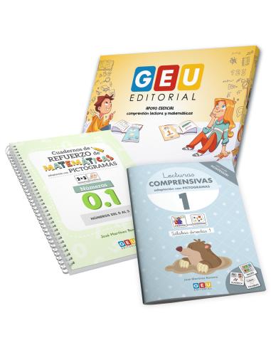Pack de apoyo esencial para refuerzo escolar adaptación con pictos Infantil 1