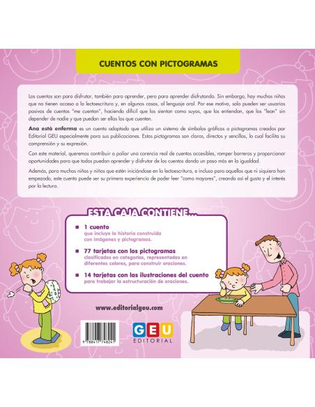 Ana está enferma · Cuento con pictogramas
