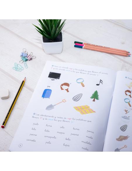 Lecturas comprensivas 1. Leo sílabas directas 1. Pauta montessori