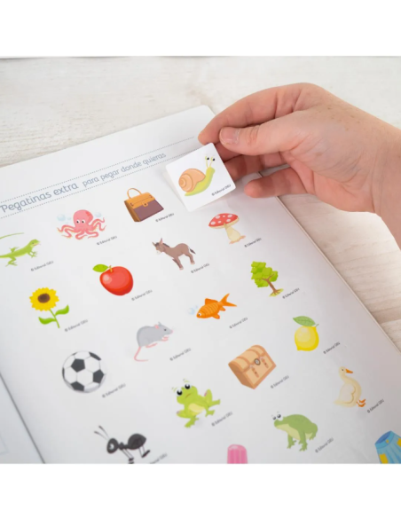 Lecturas comprensivas 3. Leo sílabas inversas. Pauta montessori