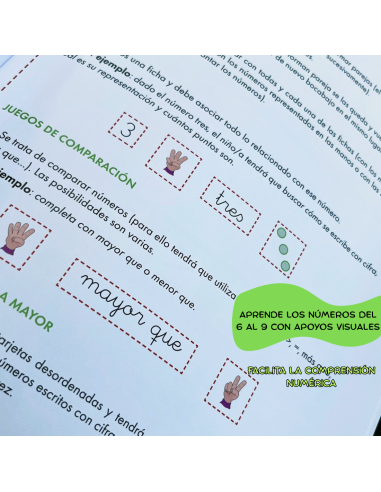 Cuaderno de refuerzo con matemáticas, números...